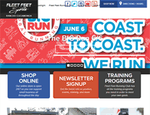 Tablet Screenshot of fleetfeetranchocucamonga.com